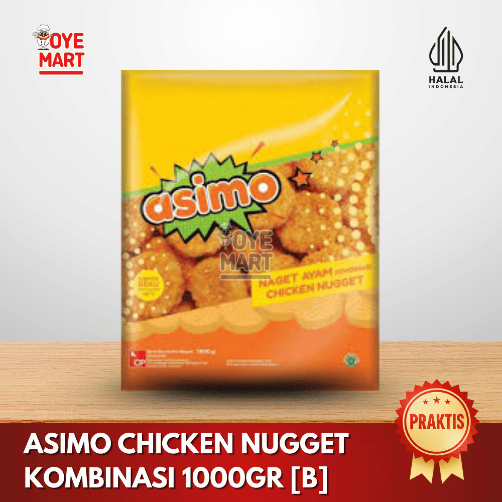 

ASIMO CHICKEN NUGGET KOMBINASI 1000GR