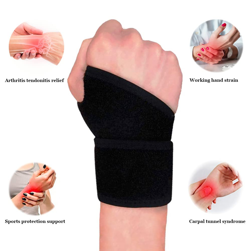 Wrist Wrap Wristband Support Pergelangan Tangan Strap Fitness Deker Tangan Gym