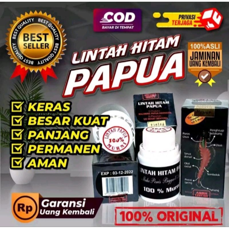 minyak lintah hitam papua BPOM asli 100% original-obat pembesar mr p permanen original bergaransi...