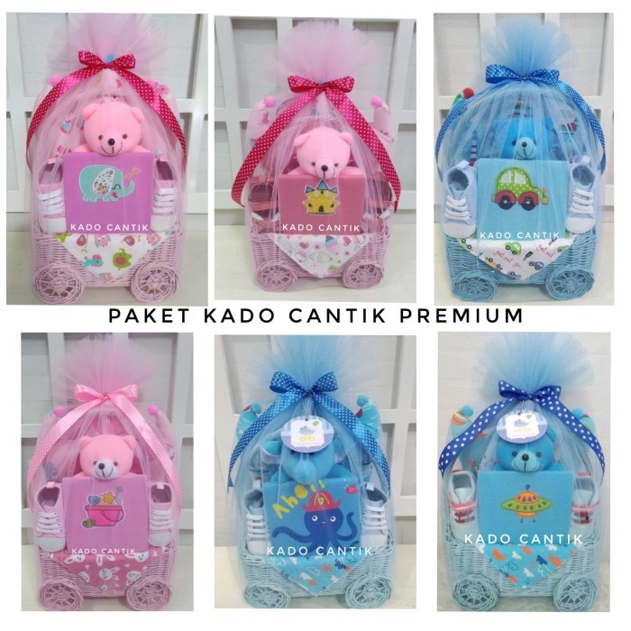 

[Best Seller] Parcel bayi/ Kado kelahiran bayi/ Giftset baby/ Hampers baby/kado bayi - Biru, varian 2