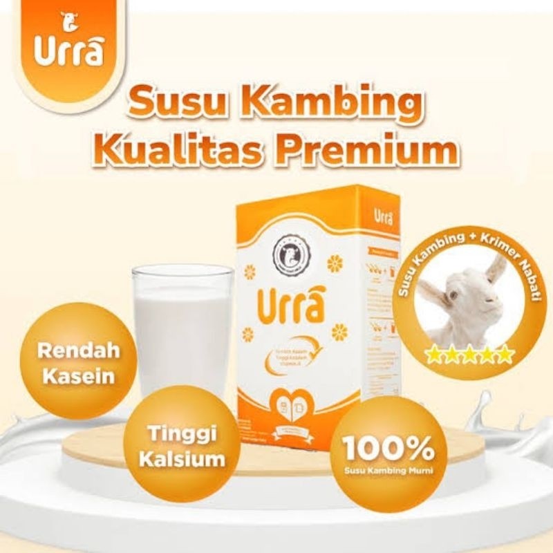 

SUSU URRA 200ML Susu Kambing Saneen Untuk Penambah Berat Badan dan Tinggi Badan Anak