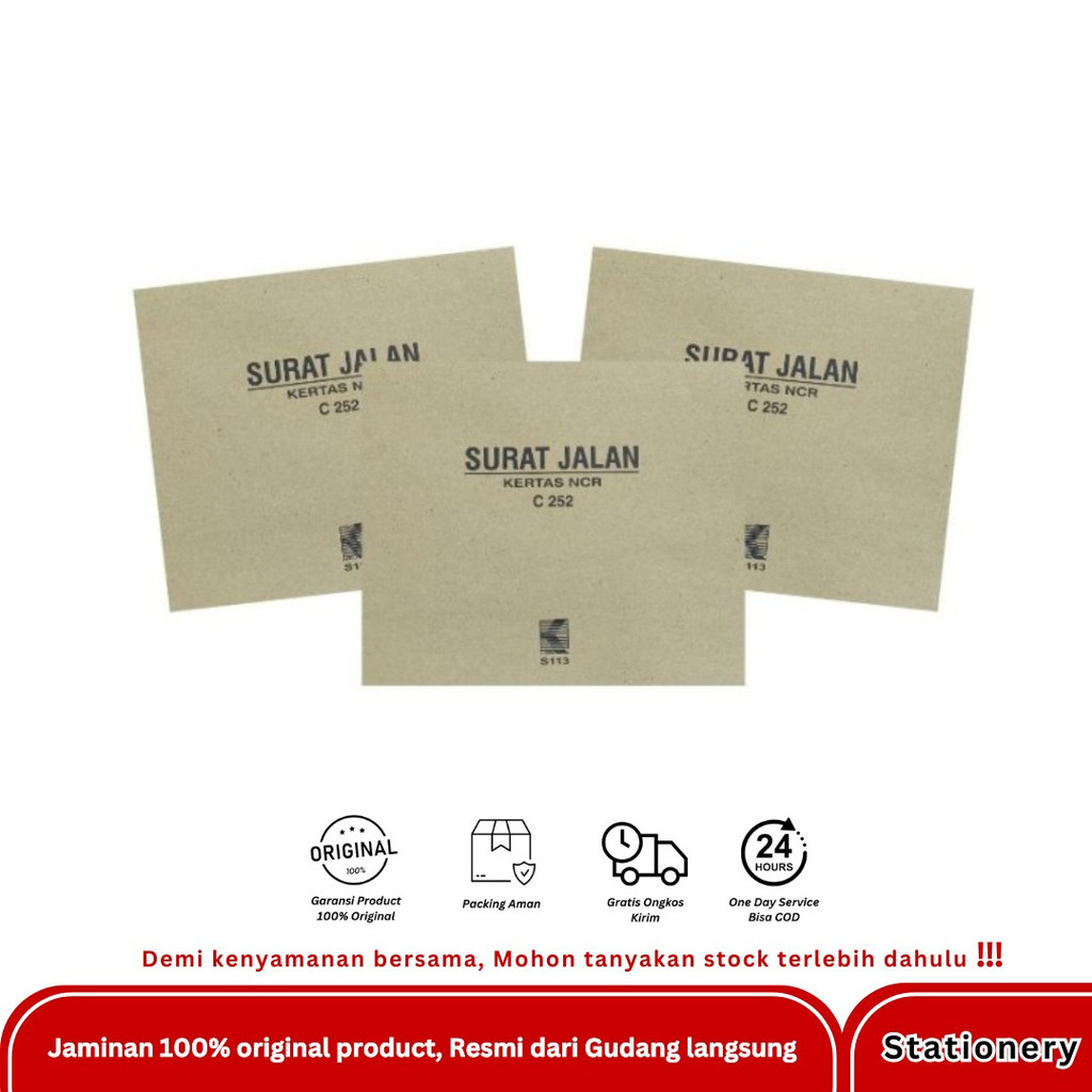 

KURNIA SURAT JALAN 1/4 FOLIO