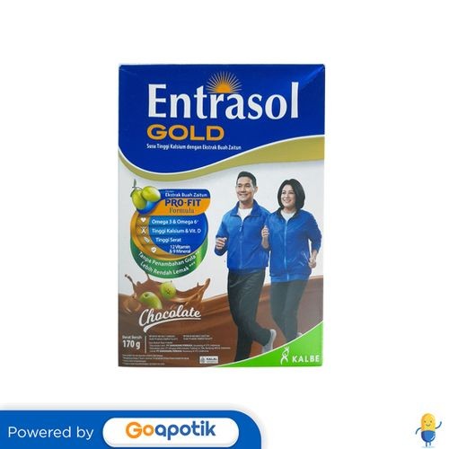 

Entrasol Gold Pro-Fit Rasa Cokelat 170 Gram Box