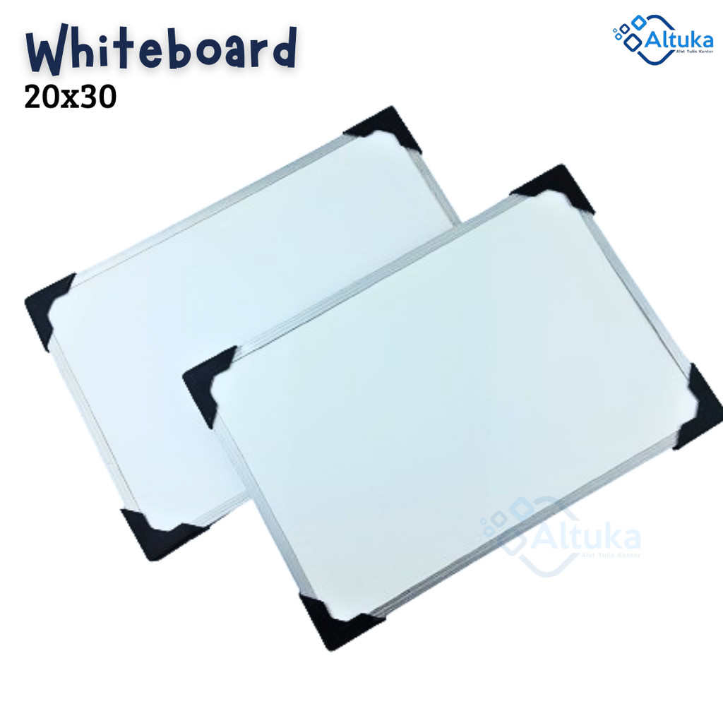 

Papan Tulis Putih / Whiteboard / Papan Spidol / White board 20x30cm Mini