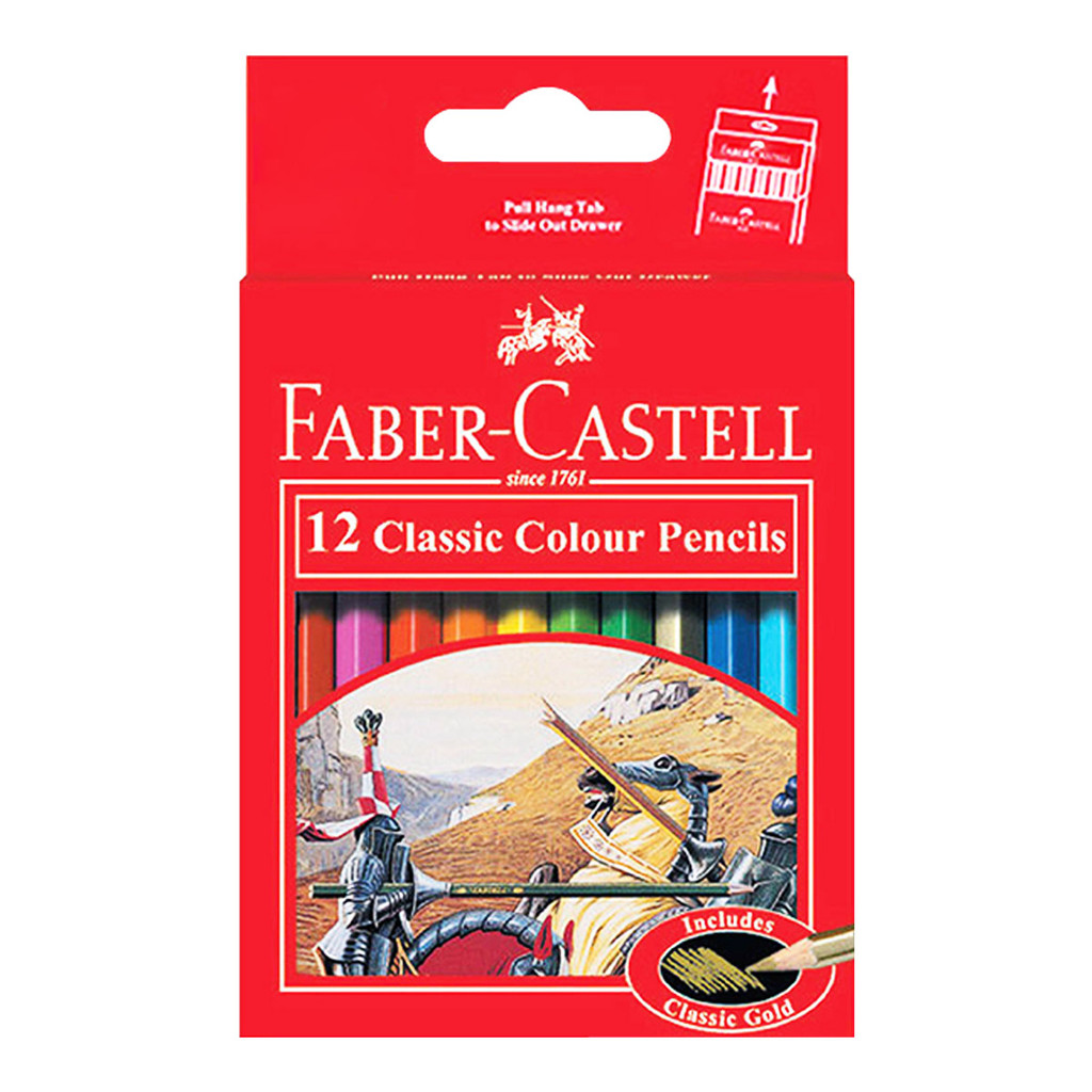 

Faber Castell Pensil Warna Classic 12 Warna Alat Gambar Melukis