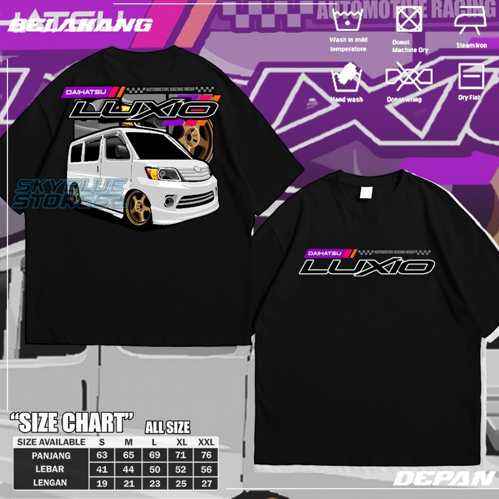 Kaos Baju Mobil DAIHATSU LUXIO Kaos Otomotif Terbaru - SkyBlue Store - SkyBlue Fashion