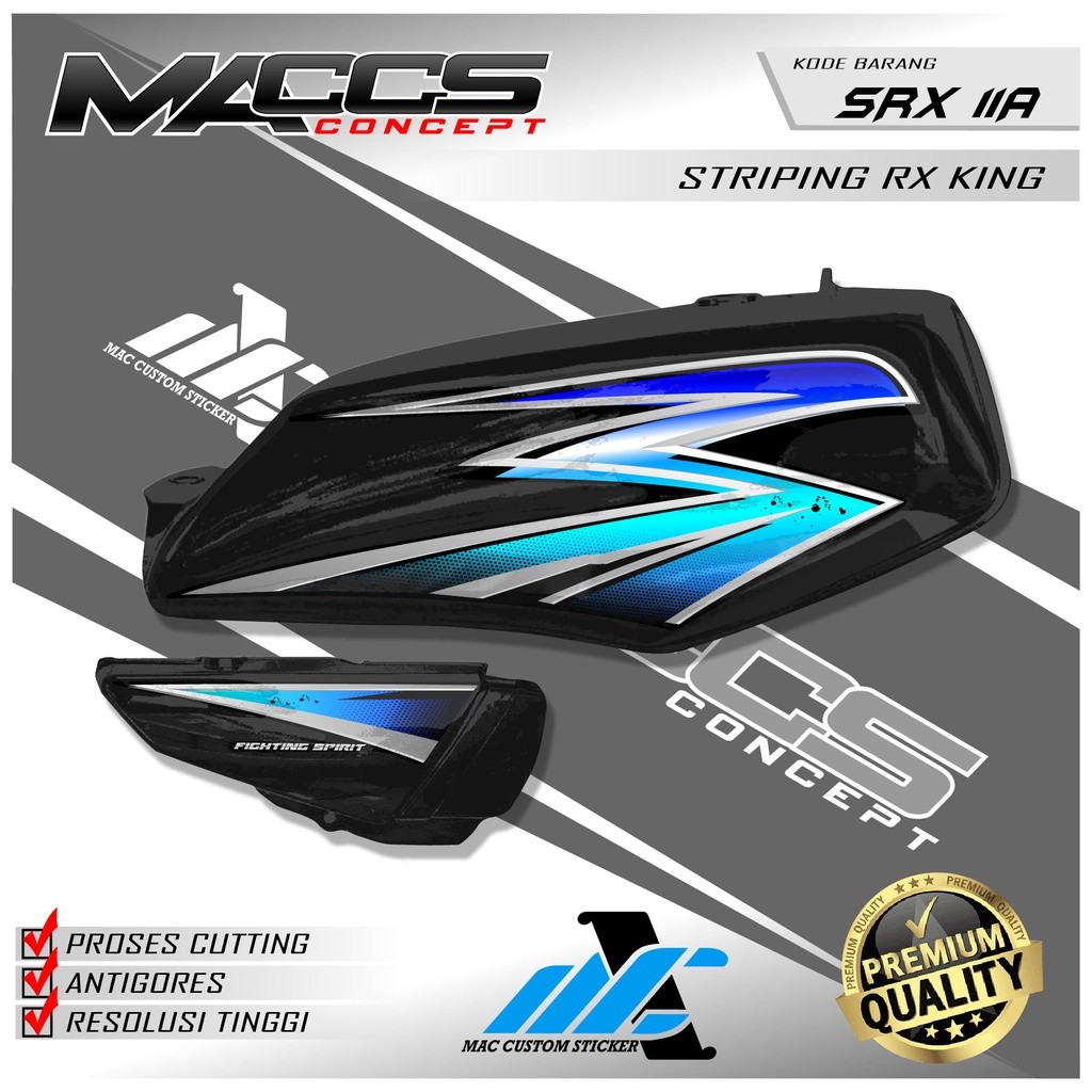 STRIPING STIKER RX KING 2003 - STRIPING VARIASI YAMAHA RX KING
