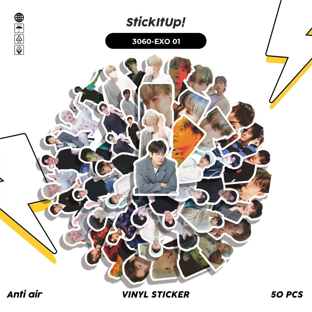 

COD✨ 50 Pcs Stiker BAEKHYUN SERIES 01 Lucu Anti Air Untuk Dekorasi Notebook Sepeda Skateboard Handphone DIY