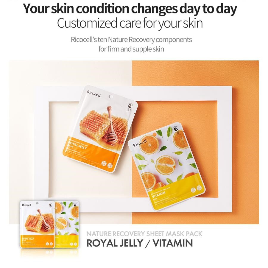 Ricocell Moisturizing Face Mask Beauty Product Pack Face Mask | Ricocell