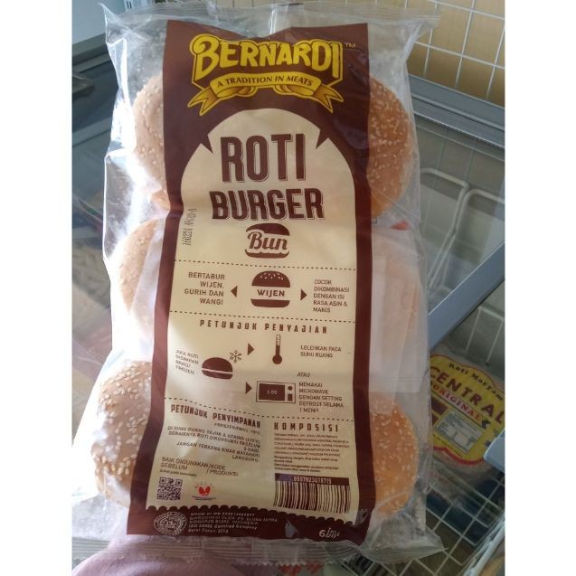 

Bernardi Roti Burger Wijen 300gr Isi 6