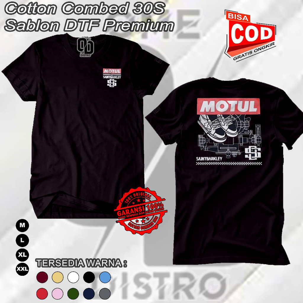 Baju Kaos SB MOTUL Saint barkley Premium Terbaik MOTUL X SAINBARKLEY FREE STICKER