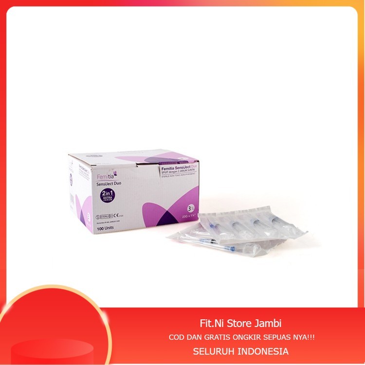 FEMITIA SENSIJECT 2in1 3 CC | FEMITIA DUO neww EXP PANJANG