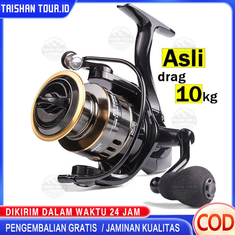 (Jakarta+In Stock)reel pancing Metal HE500mini - 7000 10kg drag reel pancing murah kuat cuci gudang 