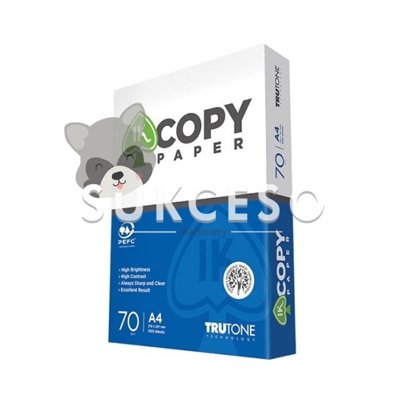 

HJK IK Copy Copier Paper Kertas Print A4 70gr/gsm 500 Sheet/lembar