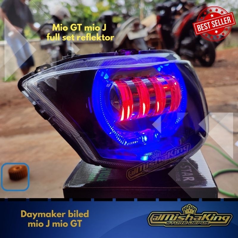 Lampu led biled mio J mio Gt spek super terang