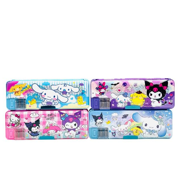 

( StaLand ) Kotak Tempat Pensil Magnet Anak Lucu Spiderman Marvel Unicorn Disney Sanrio Cinnamorol Kuromi 1