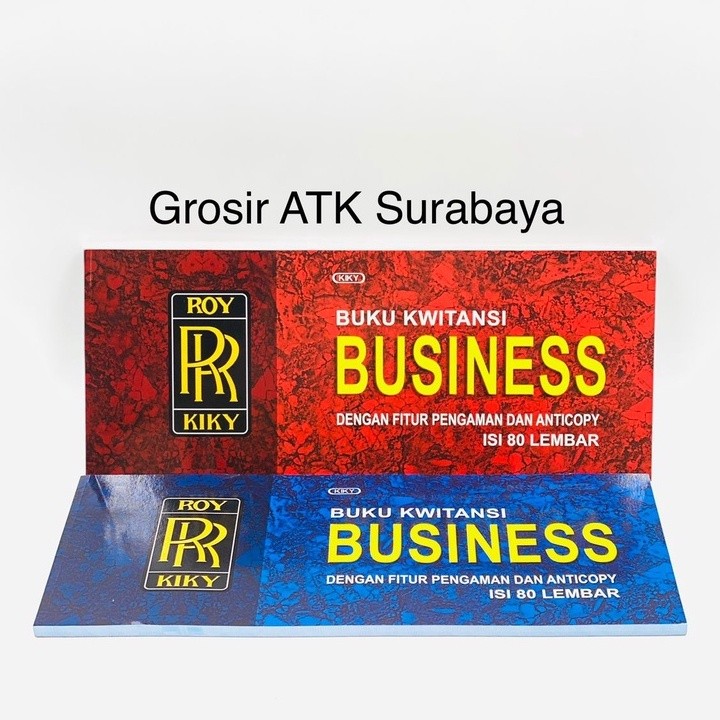 

( StaLand ) BUKU KWITANSI BISNIS Business Kiky 80 Lembar