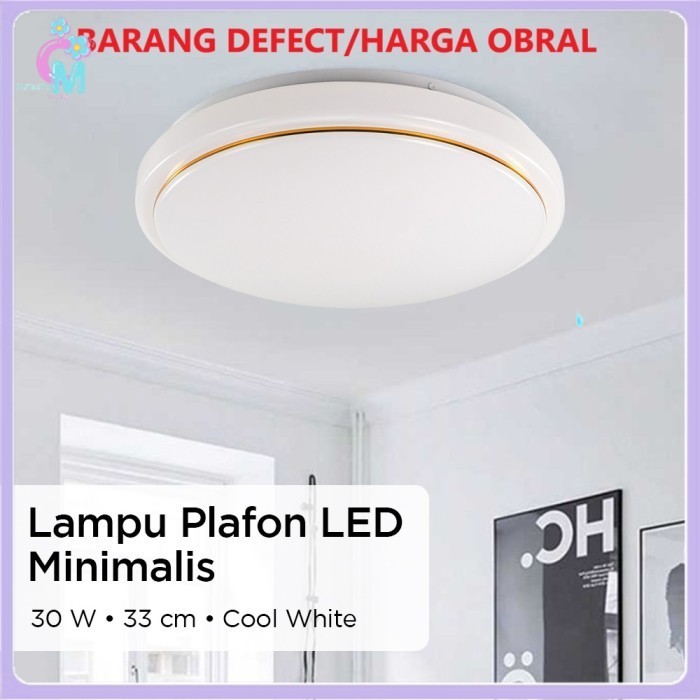 

- Dreamburgh Lampu Plafon LED Modern 30W 33cm Cool White (OBRAL/DEFECT) - DZ574 -