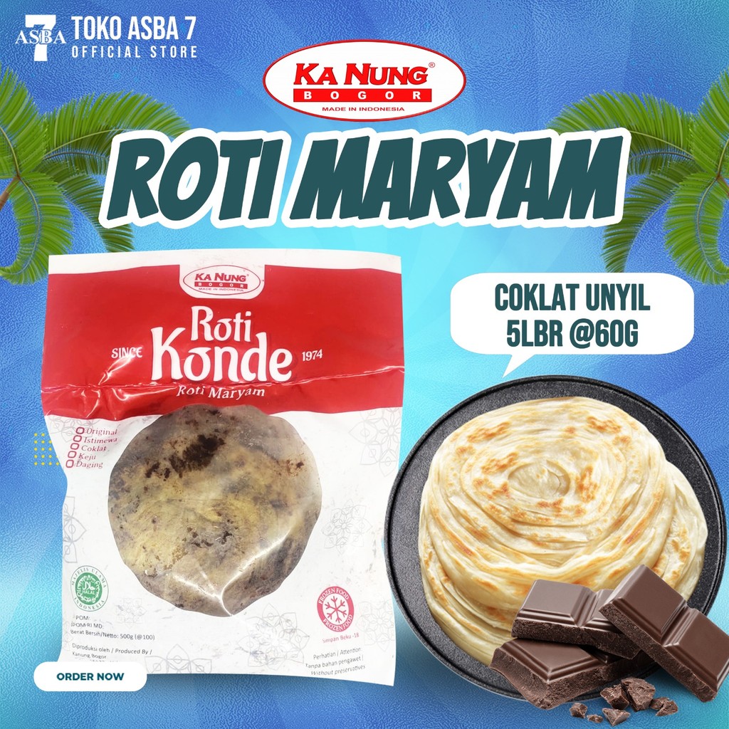 

KA NUNG ROTI UNYIL COKLAT ISI 5PCS 300GR