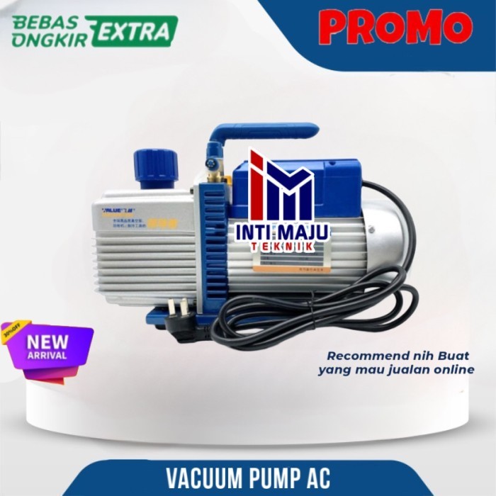 Vacuum Pump AC 1/2 PK Mesin Pompa Vacuum Handen 2 Piston