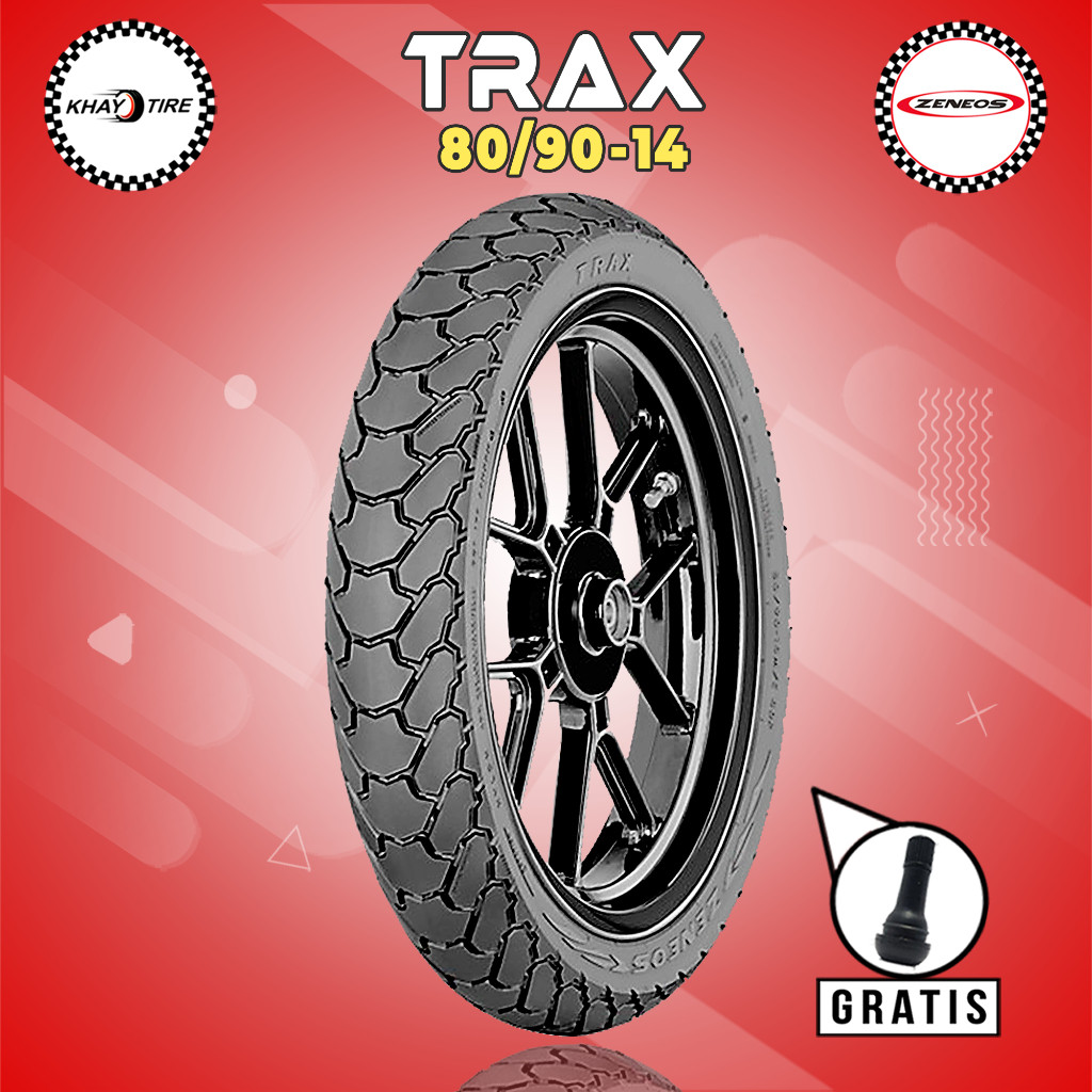 Ban Motor Matic Zeneos Trax 80/90 Ring 14 Tubeless