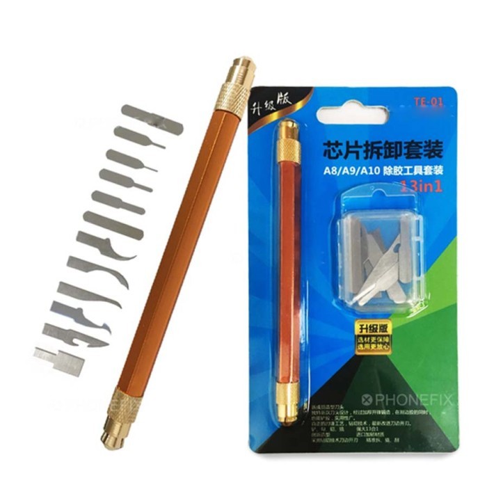 

Pisau IC Set 13 in 1 TE-01 / Cutter Knife Art Ukir Seni Pen Cutting
