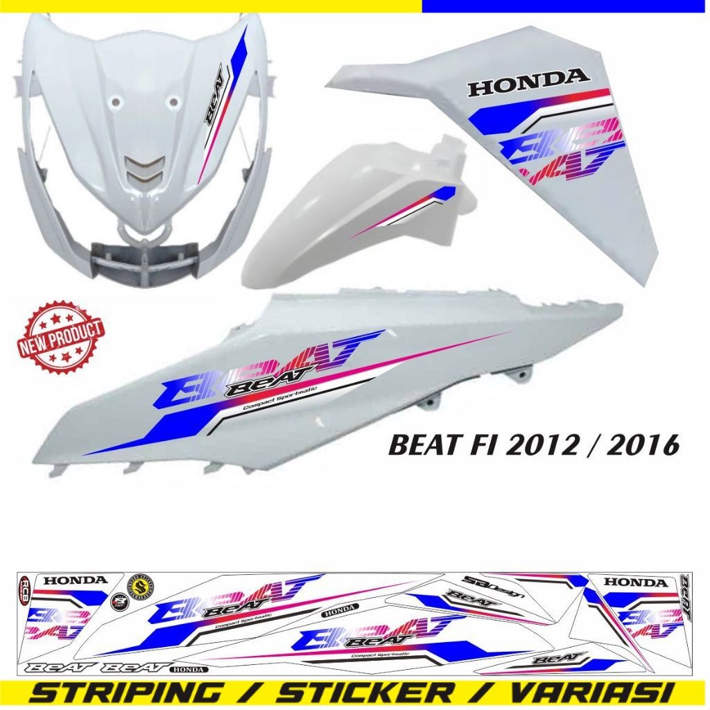 STRIPING MOTOR BEAT FI 2013 VARIASI / STRIPING BEAT FI 2015 LIS VARIASI
