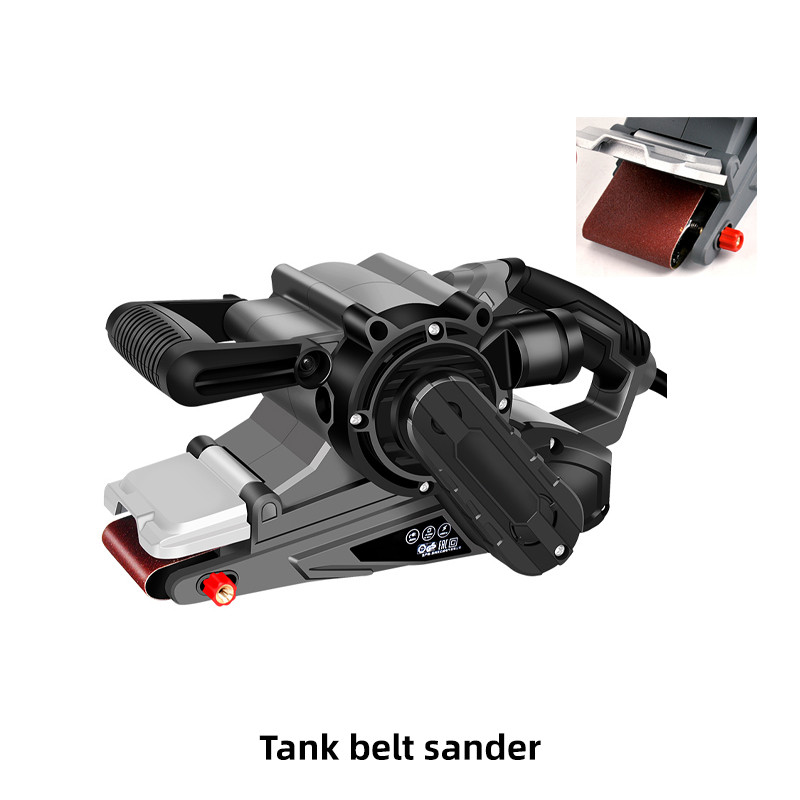 Tank Portable Belt Sander Flip Sander Surface Wood Polishing Machine Sandpaper Machine Sander Grindi