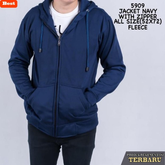 hoodie pria keren Jaket Hoodie Polos Zipper Abu Tua Xzr-005Aa Polos Jaket Polos M L Xl Xxl Pria Wani