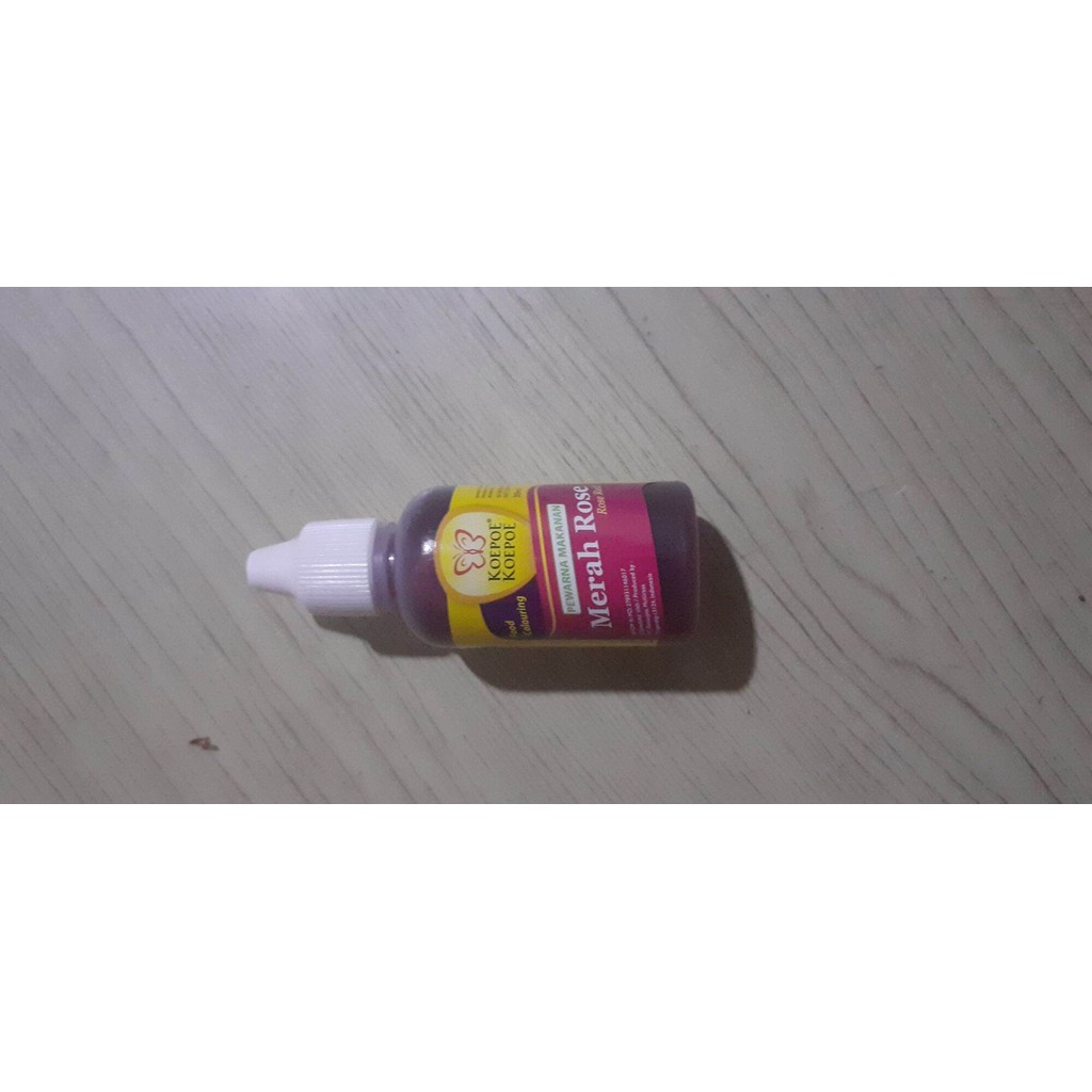 

food colouring KOEPOE KOEPOE pewarna makanan MERAH ROSE rose red 30ml