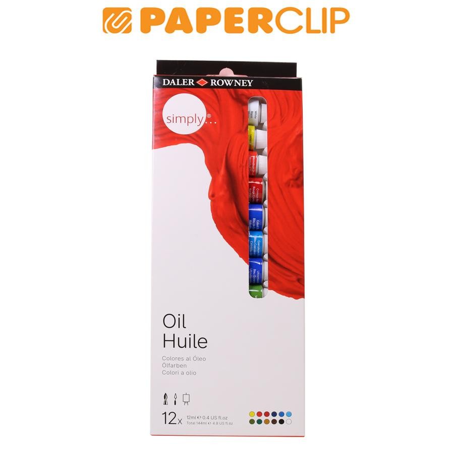 

CAT MINYAK / OIL COLOR SIMPLY 118500100 12X12ML