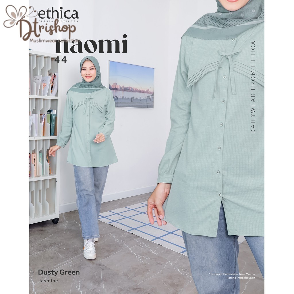 Atasan Wanita Naomi 44 Kemeja Tunik By Ethica