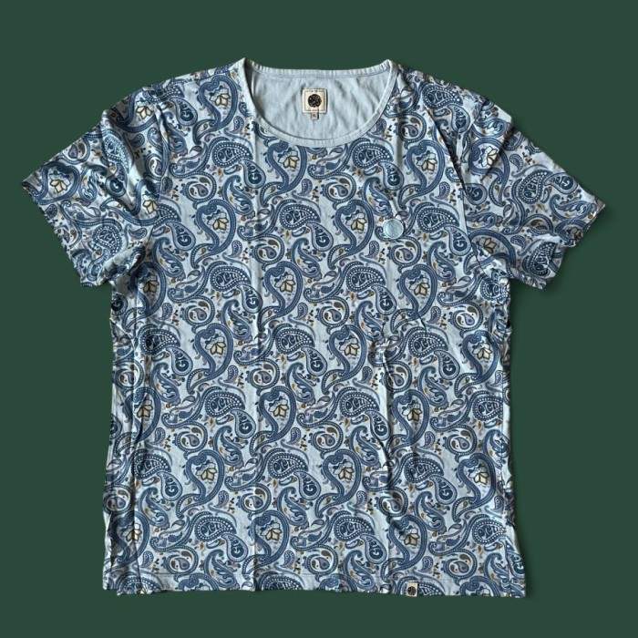 Pretty Green Paisley T-Shirt Kaos Size XL