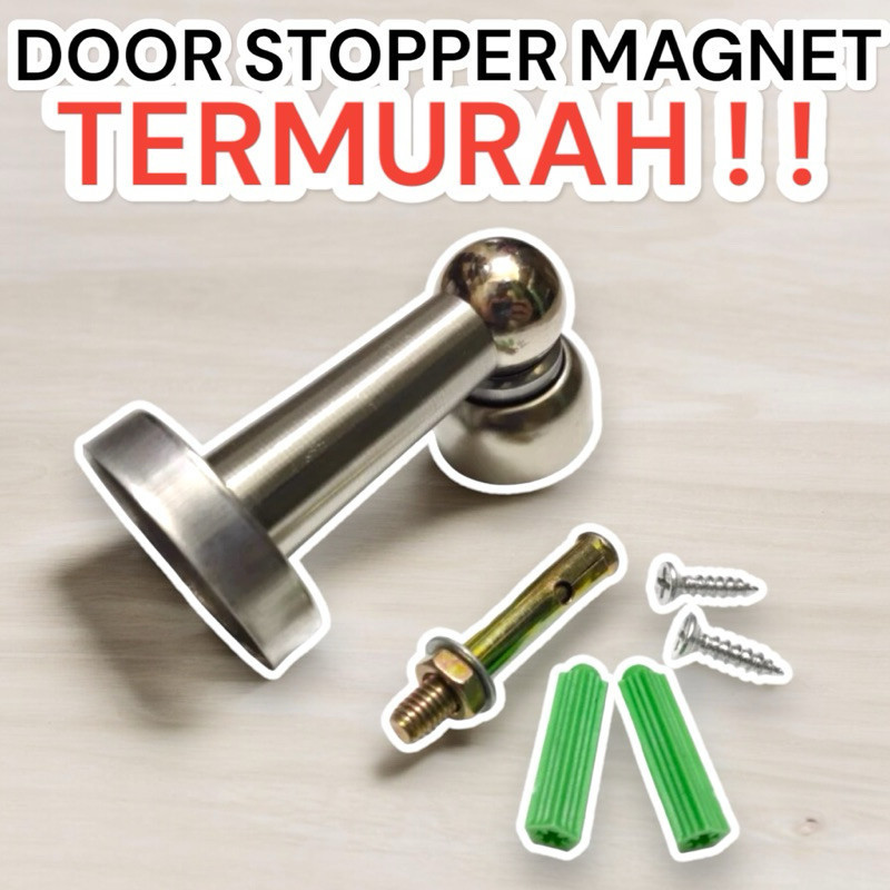 Doorstopper / Penahan Pintu Magnet Door Stopper Stainless / Penahan Pintu Magnet Stainless / Door St