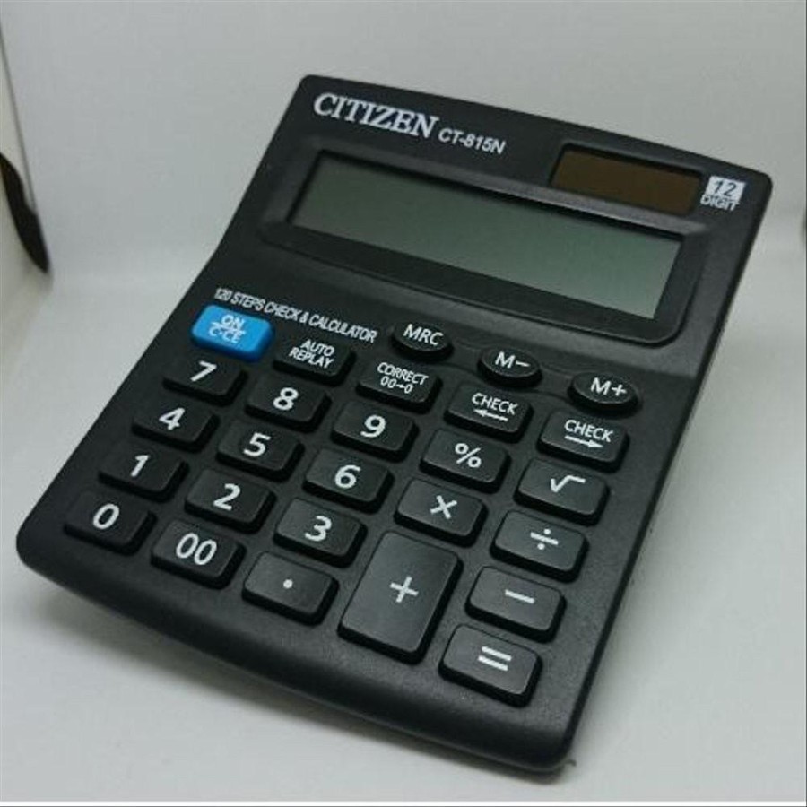 

KALKULATOR CHECK & CORRECT CITIZEN CT-815N 12 Digit - Calculator Meja Cek Koreksi Cod