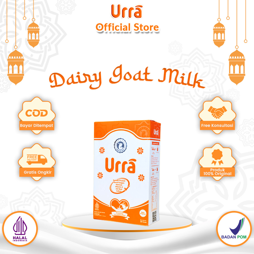 

Susu Urra 1 Box - Susu Kambing Saanen Premium Penambah Berat Badan Anak dan Tinggi Badan Anak