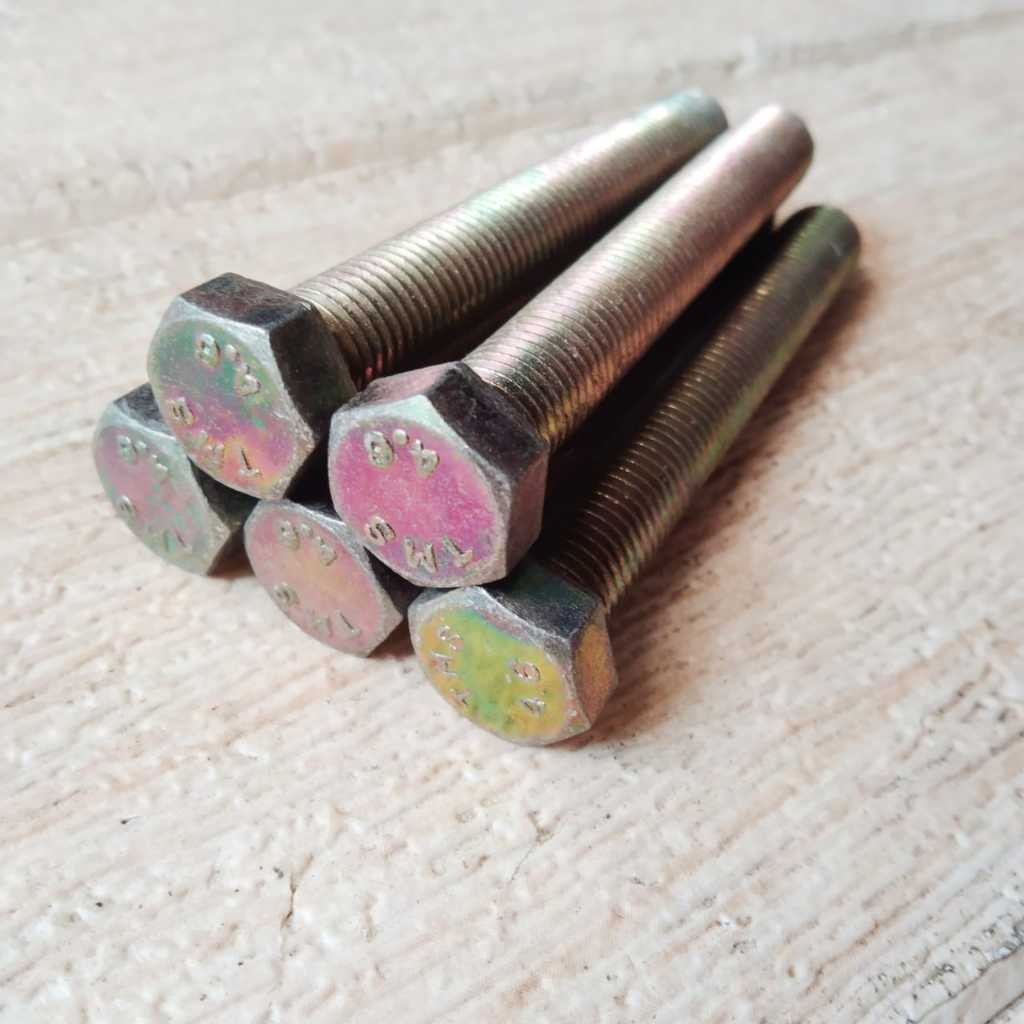 NOS/BOLT BAUT KUNING TMS 4.6 KUNCI 14 UNIVERSAL 10X70