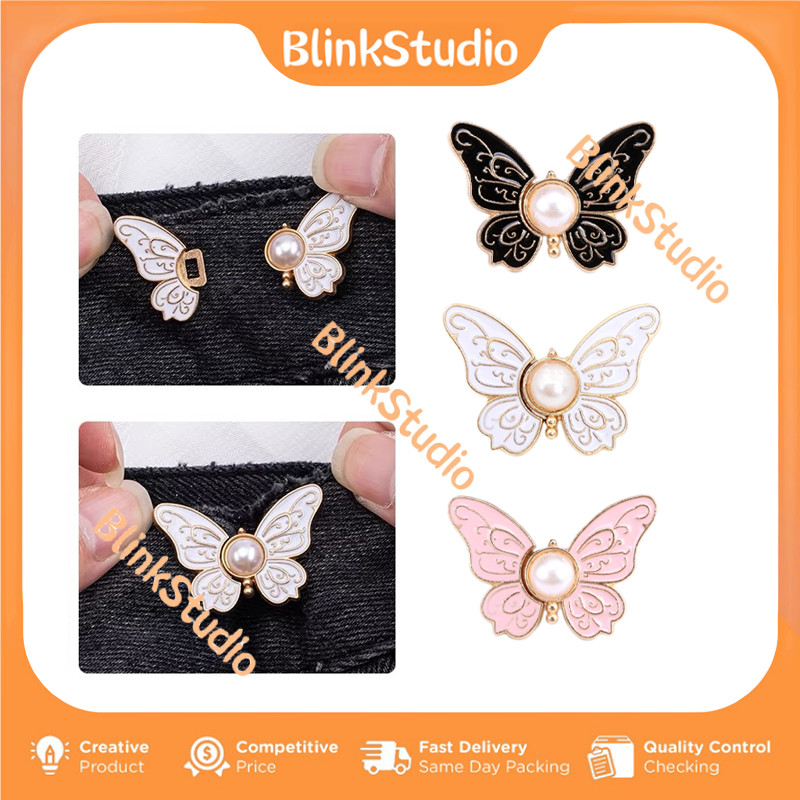 Kait Pengecil Lingkar Pinggang / Kancing Jeans Button Adjustable