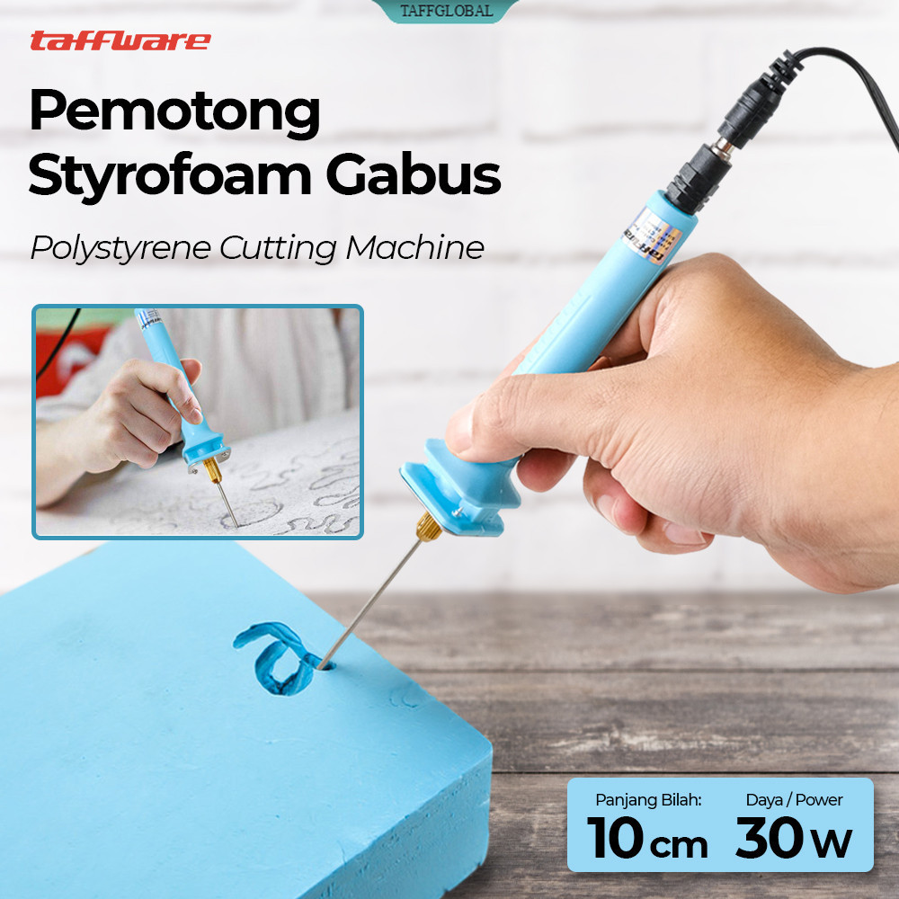 

Taffware Pemotong Styrofoam Gabus Polystyrene Cutting Machine 10cm 30W - CT10