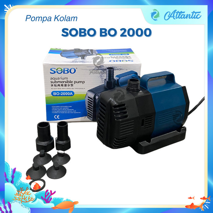 Sobo BO-2000A SOBO BO 2000A Pompa Celup Air Kolam Aquarium Water Pump