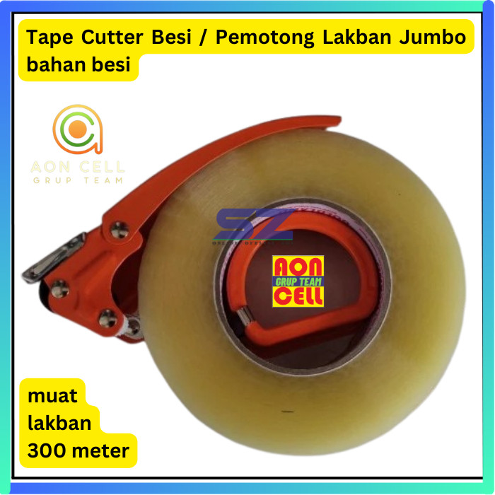 Tape Dispenser Besi / Tape Cutter Besi / Pemotong Lakban Jumbo