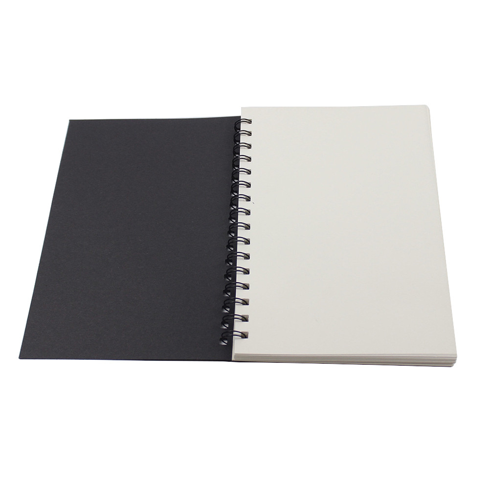 

Hard Kraft Cover Spiral Notebook Vintage Style Sketchbook Planner Diary For Students Office Writing Drawing Art Journal