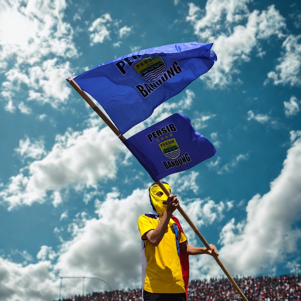 Bendera Persib Bandung Viking Bobotoh Flag