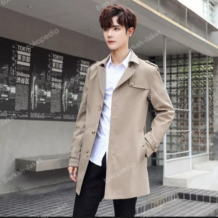 jas pria/long coat/blezer pria/jas panjang pria /jubah panjang