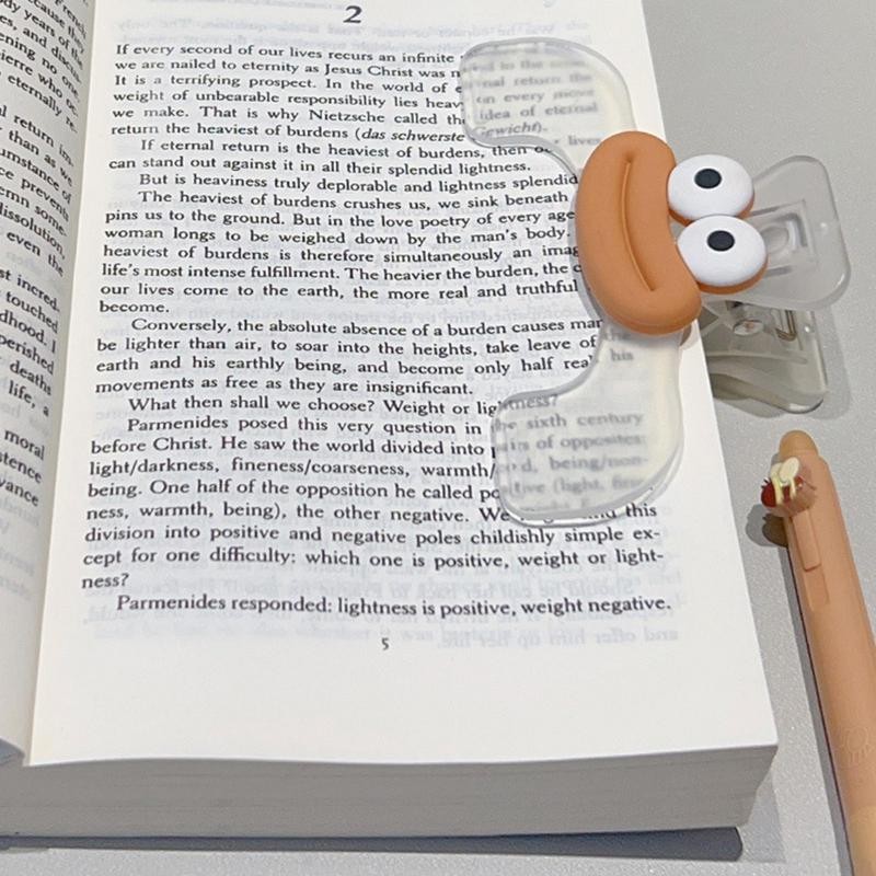 

Book Page Holder Clip Toothbook Clips Bag Clamps Cute Cartoon Portable Clip Binder Practical Food Storage Packages Clips For Eas