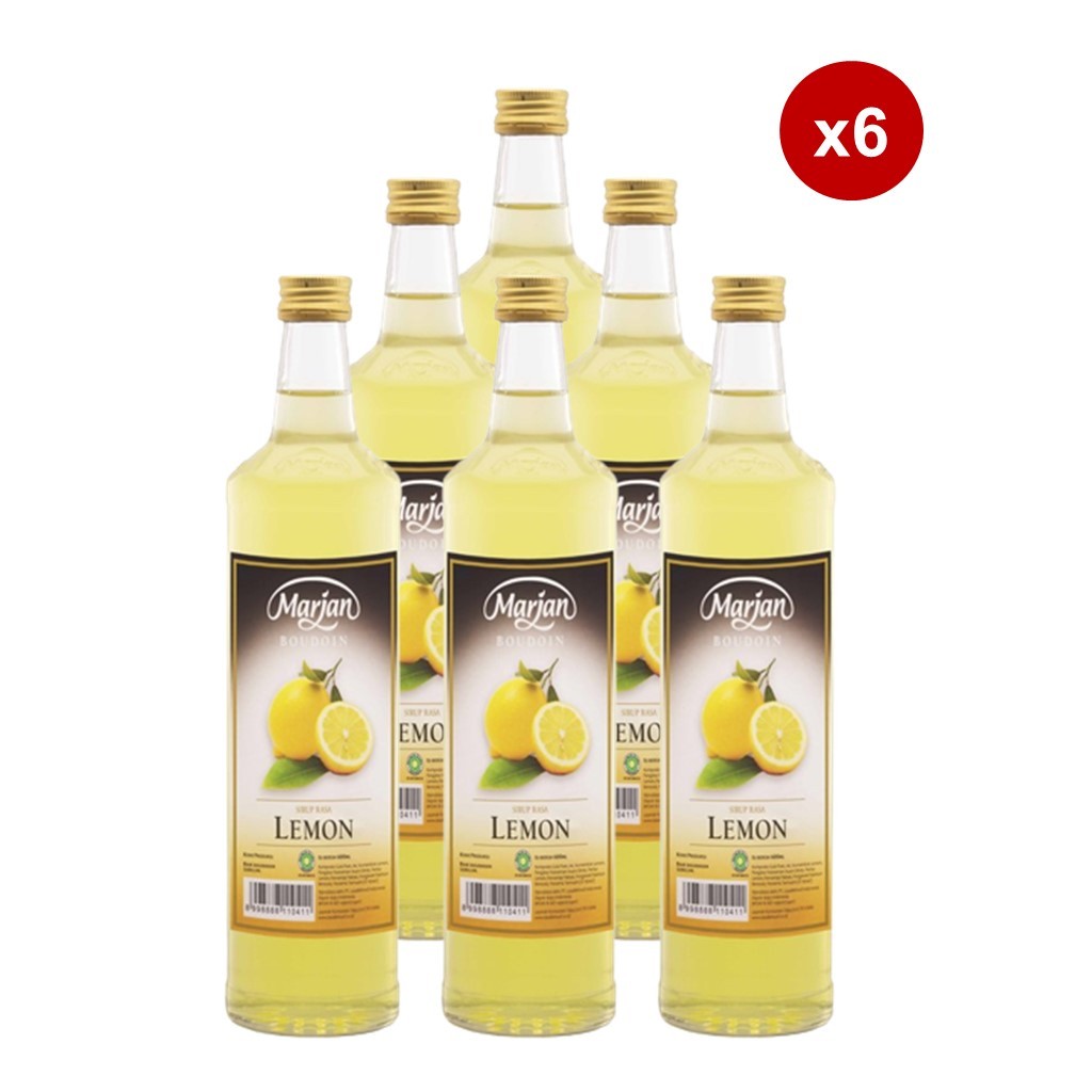 

Marjan Boudoin Sirup Lemon 460ml x6 Bpom Certified