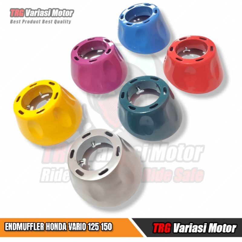 End Muffler Vario 150 End Muffler Mio End Mufler 6 Varian Warna High Quality TRG Varian Warna Silver