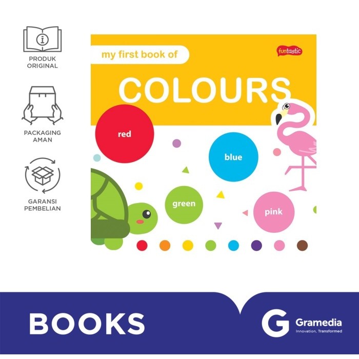 SGAbook Gramedia Buku Funtastic: My First Book Of Colours