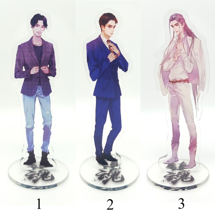 Pajangan akrilik 14 cm guardian zhen hun zhao yun lan shen wei ye zun