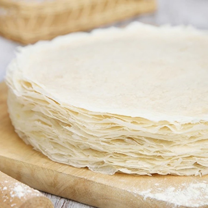 

Kulit lumpia/kulit piscok/kulit martabak mini 20cm isi 30/kulitmartabak minihalal tipis anti lengket isi 30 lembar/D20cm/20cm super anti lengket,halal bisa buat risol